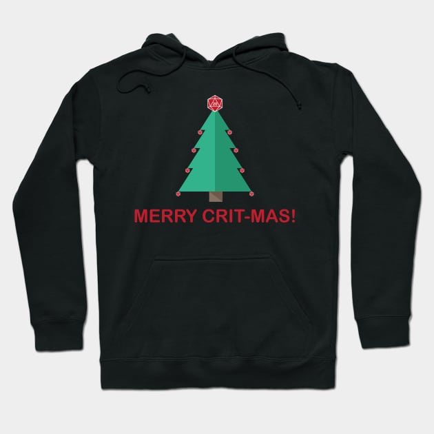 Merry Crit-Mas! Hoodie by critforbrains